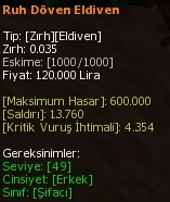 Ruh Döven Eldiven eşya simgesi
