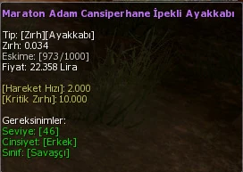 Maraton Adam Cansiperhane İpekli Ayakkabı eşya simgesi