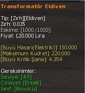 Transformatör Eldiven eşya simgesi
