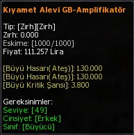 Kıyamet Alevi GB-Amplifikatör eşya simgesi