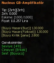 Nucleus GB-Amplifikatör eşya simgesi