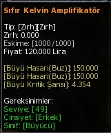 Sıfır Kelvin Amplifikatör eşya simgesi