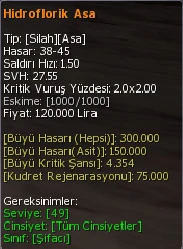 Hidroflorik Asa eşya simgesi