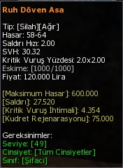 Ruh Döven Asa eşya simgesi