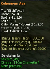 Cehennem Asa eşya simgesi