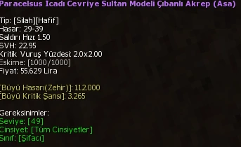 Paracelsus İcadı Cevriye Sultan Modeli Çıbanlı Akrep Asa eşya simgesi